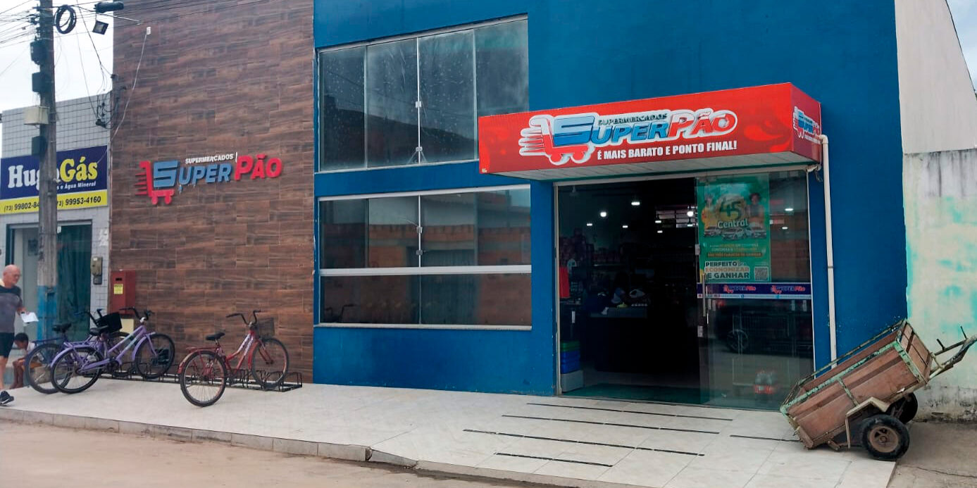 Fachada da loja Super Pão Itabatã - Triângulo Leal