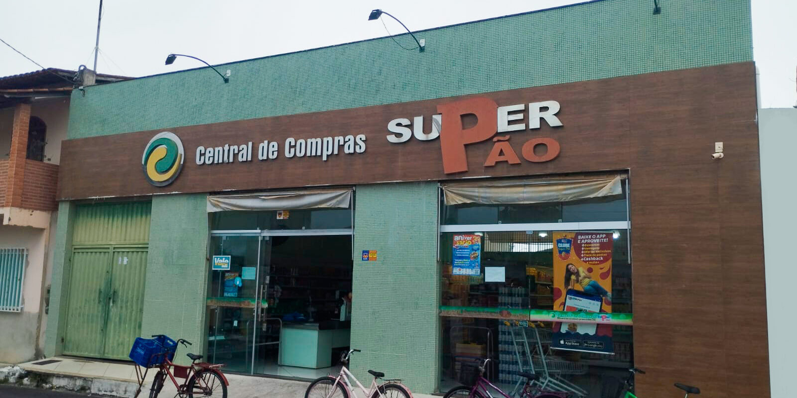 Fachada da loja Super Pão Mucuri - Jovita Fontes
